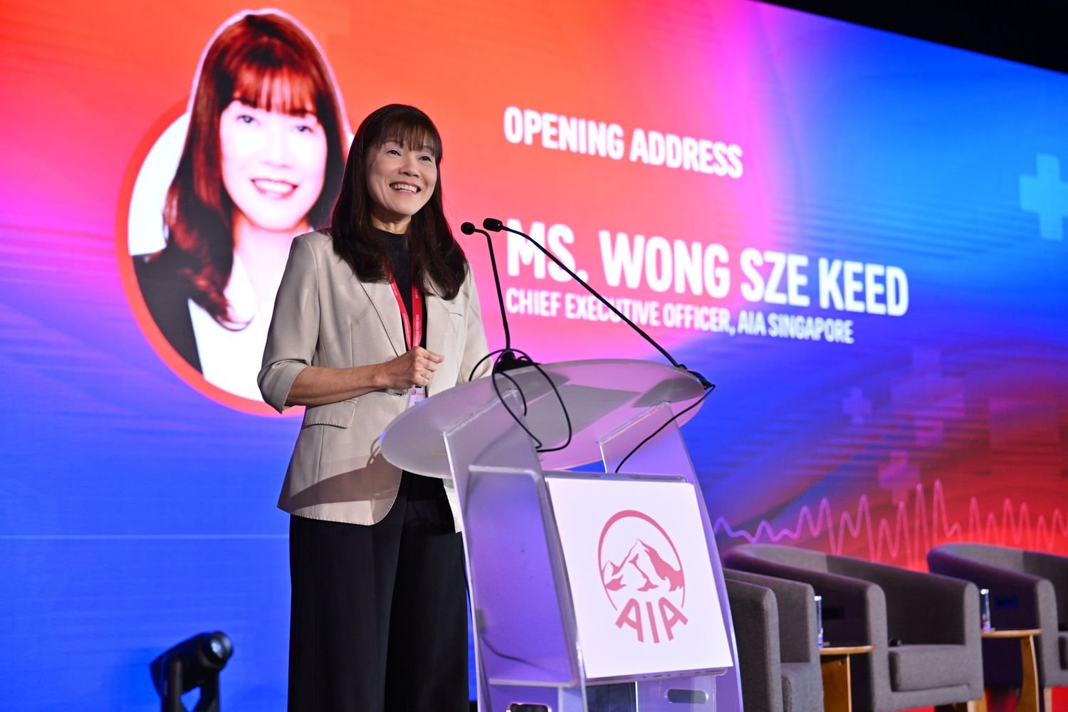 Opening Address by Ms Wong Sze Keed, Chief Executive Officer, AIA Singapore